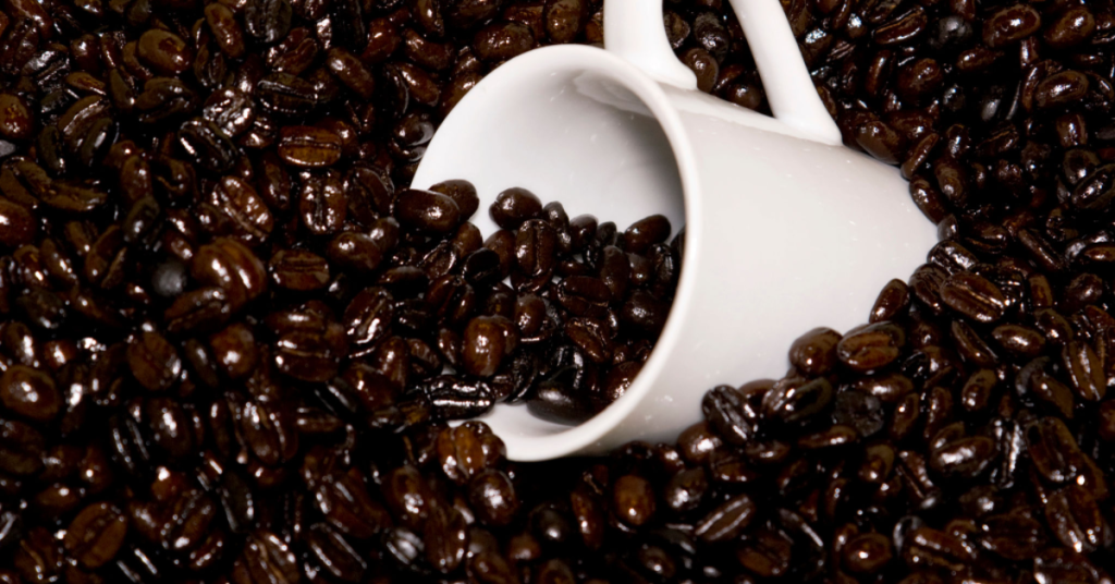 why are some coffee beans oily