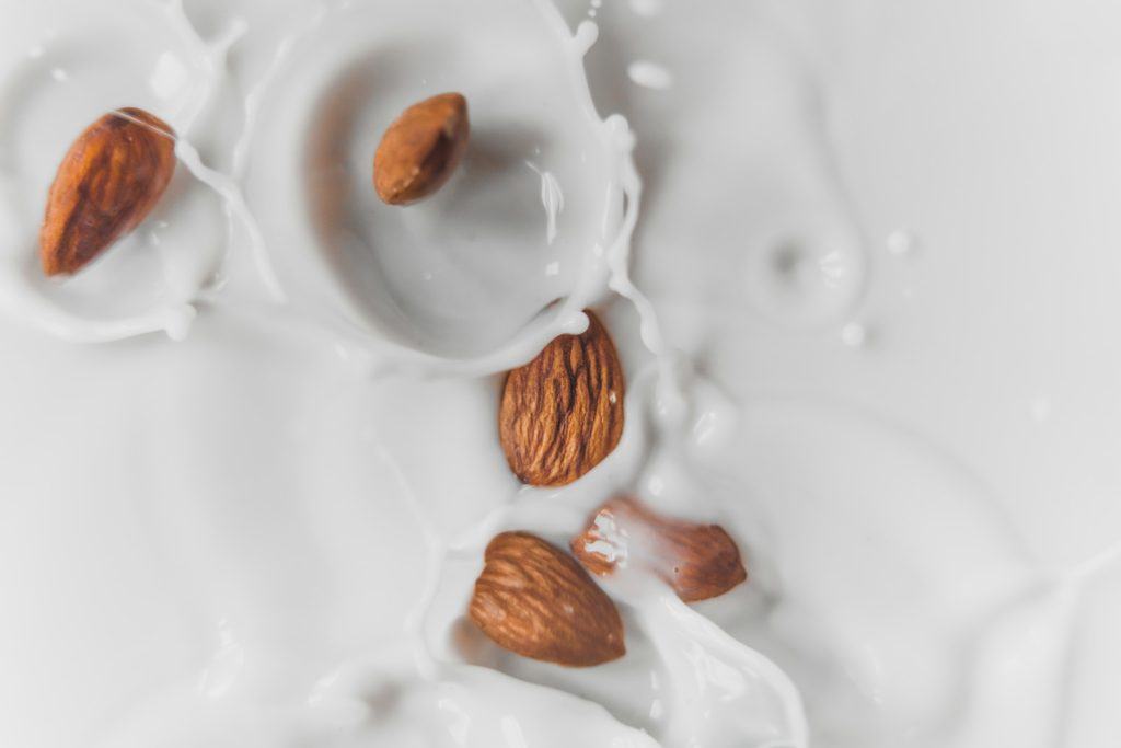 almond milk, creamer alternative