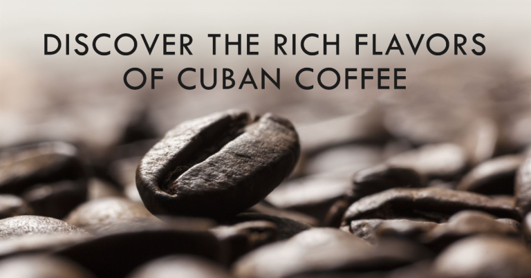 types of cuban coffee