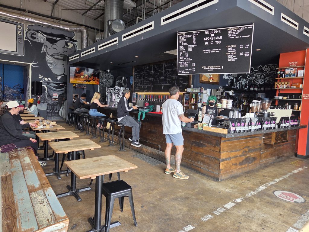 spokesman coffee counter in austin, tx