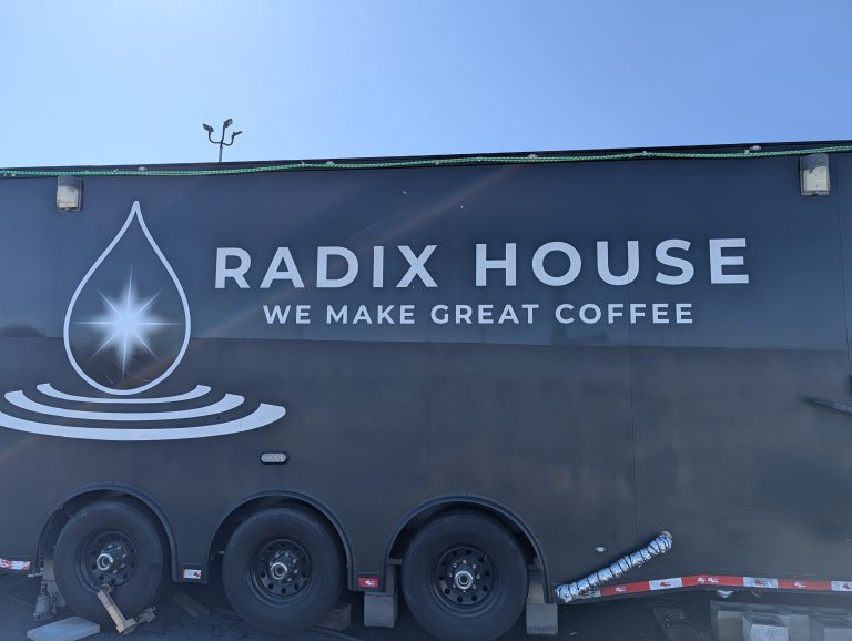 radix house food truck coffee review