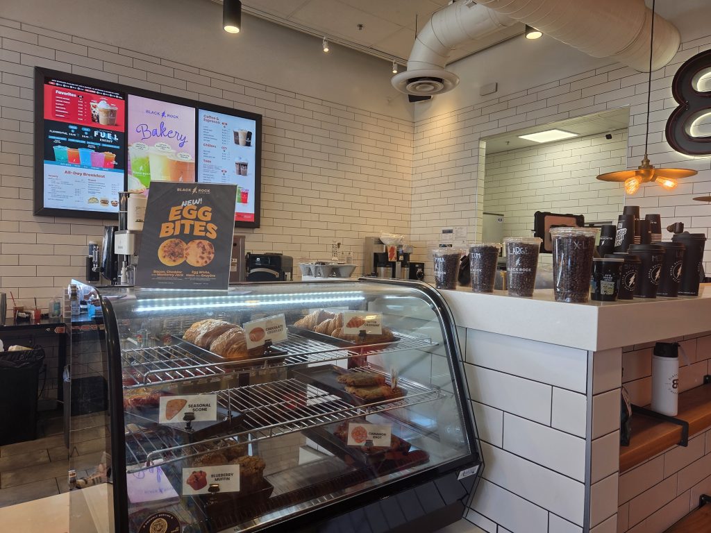 black rock coffee snack and dessert section