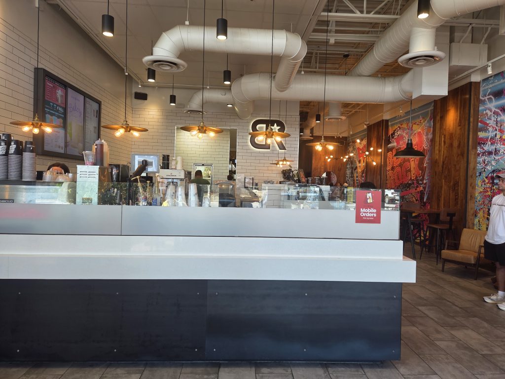 black rock coffee ambiance in southwest austin