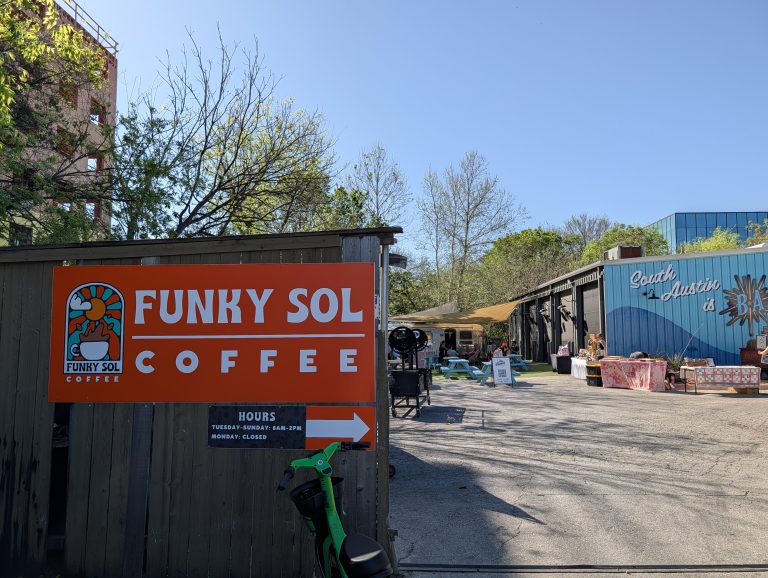 Funky Sol coffee south austin